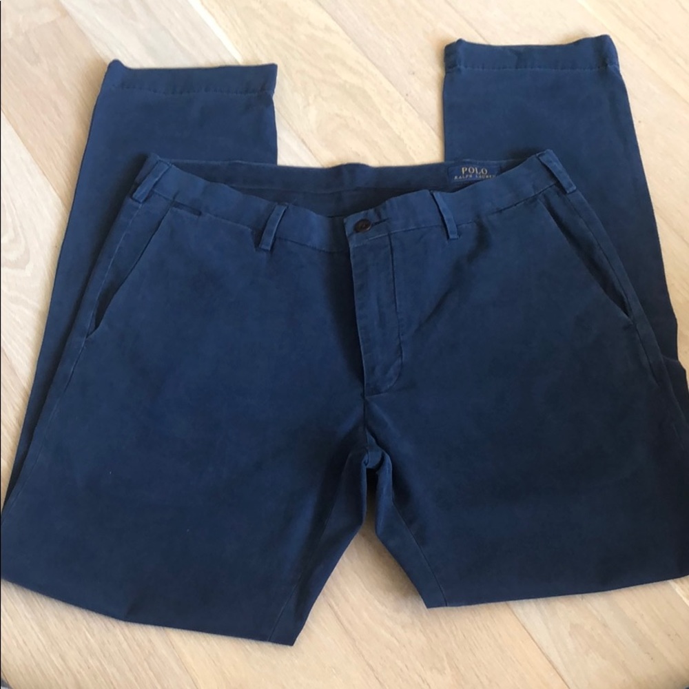 Polo Ralph Lauren Navy Slim Fit Pants